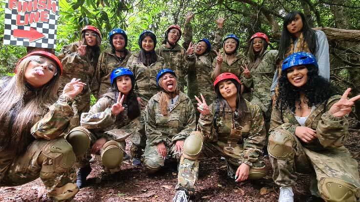 hen and ladies completed the jungle escape