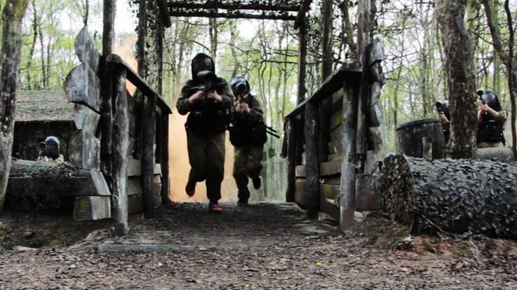 juniors running for cover at start of game